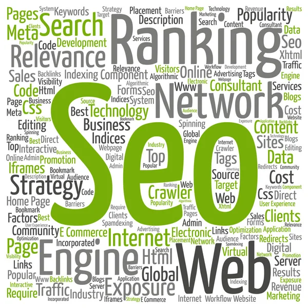 Conceptual search engine optimization — Stock Photo, Image