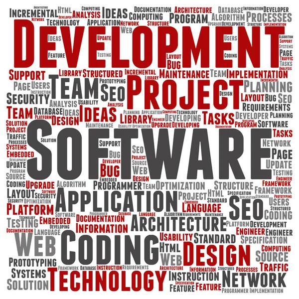 Sviluppo di software concettuale o concettuale — Foto Stock