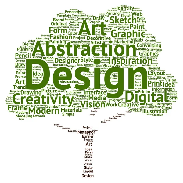 Art graphic design tree — Stock Photo, Image