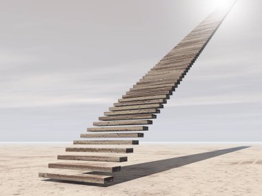 Çölde Cennete Merdiven basamakları 