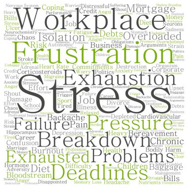 zihinsel stres, iş yeri kavramı