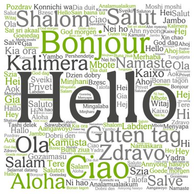 tebrik uluslararası kelime bulutu