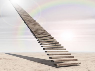 Çölde Cennete Merdiven basamakları 