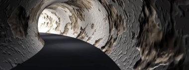 kavramsal karanlık soyut yolu tüneli 