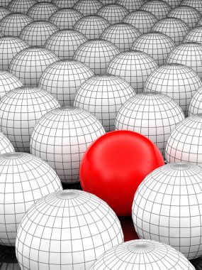  siyah küre ile farklı bir