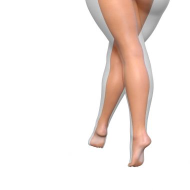 3D çizim şişman kilolu vs ince