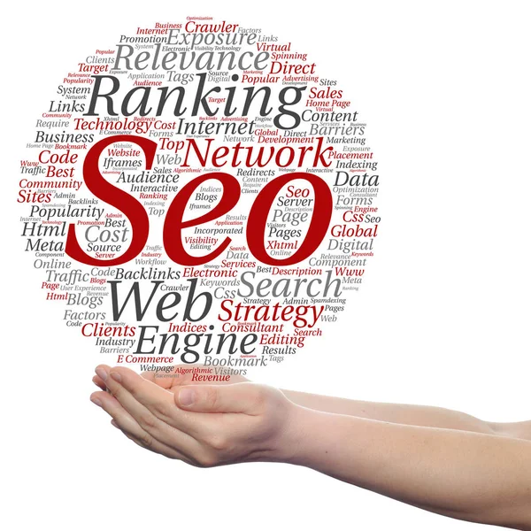 Conceptual search engine optimization — Stock Photo, Image