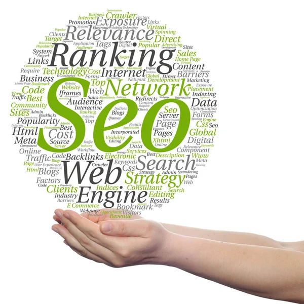 Conceptual search engine optimization — Stock Photo, Image