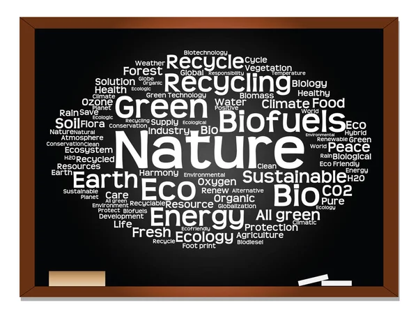 Koncept eller begreppsmässig abstrakt grön ekologi — Stockfoto