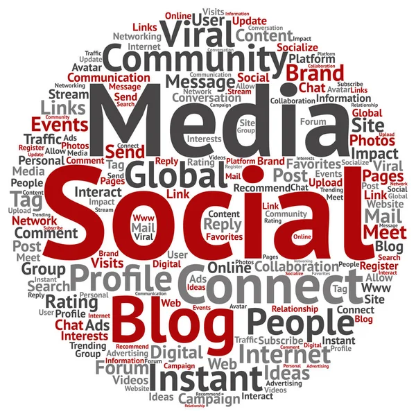 Marketing o comunicación en redes sociales —  Fotos de Stock