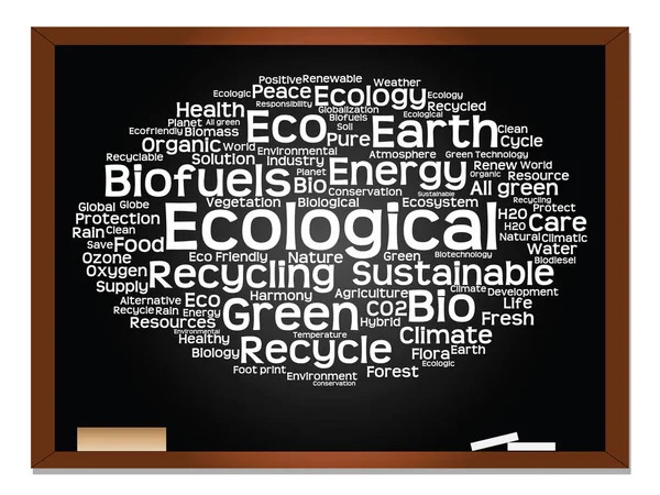 Ecología verde abstracta conceptual o conceptual — Foto de Stock