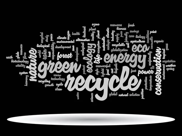 Conceptuele abstracte groene ecologie — Stockfoto