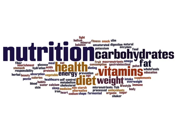  Beslenme Sağlık ya da diyet soyut kelime bulutu
