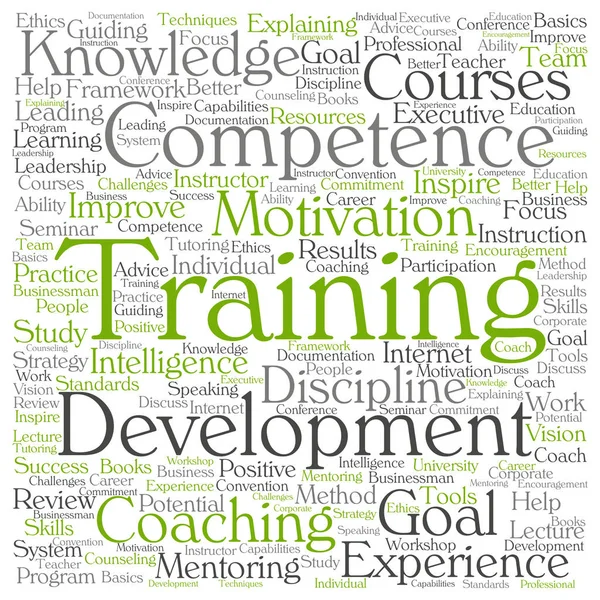 training, coaching or learning concept
