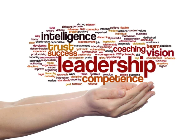 Leadership word cloud — Stock Photo, Image