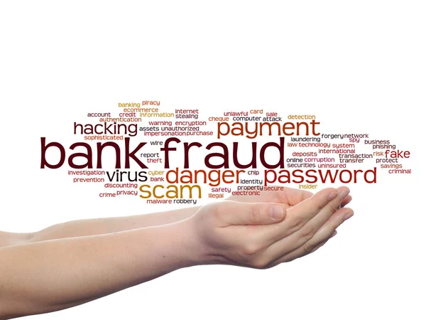 Bankowe oszustwa płatności scam — Zdjęcie stockowe