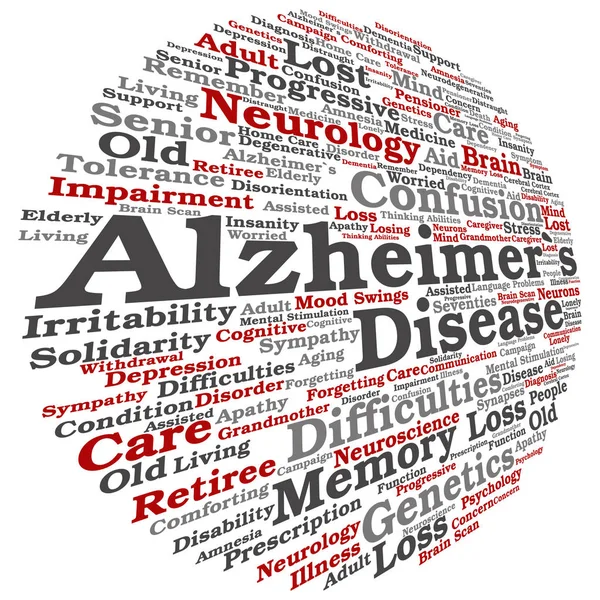 Concepto de enfermedad de Alzheimer — Foto de Stock