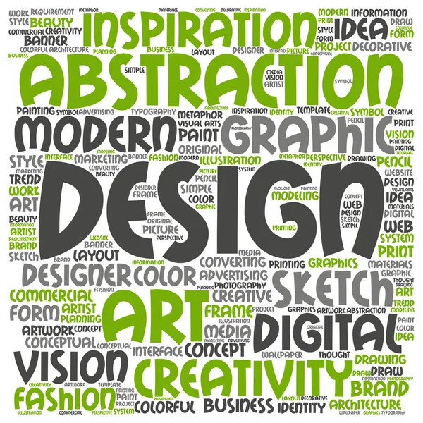 Tasarım kelime bulutu