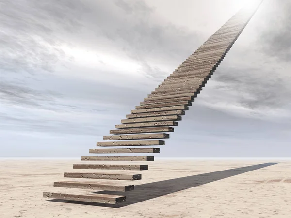 Çölde Cennete Merdiven basamakları 