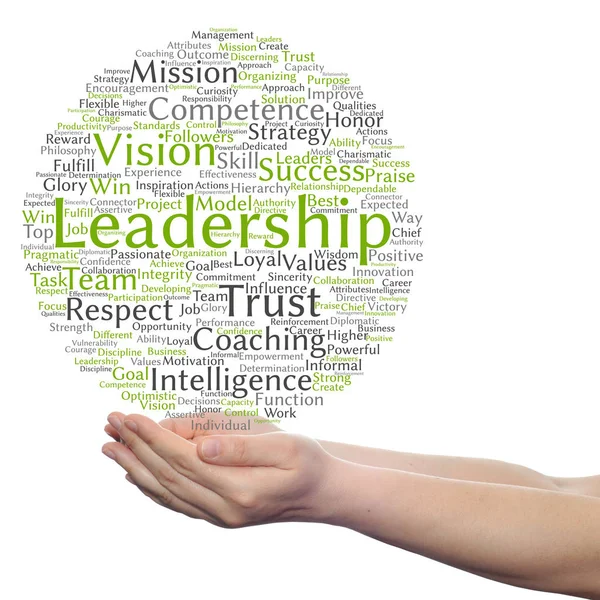 Leadership word cloud — Stock Photo, Image