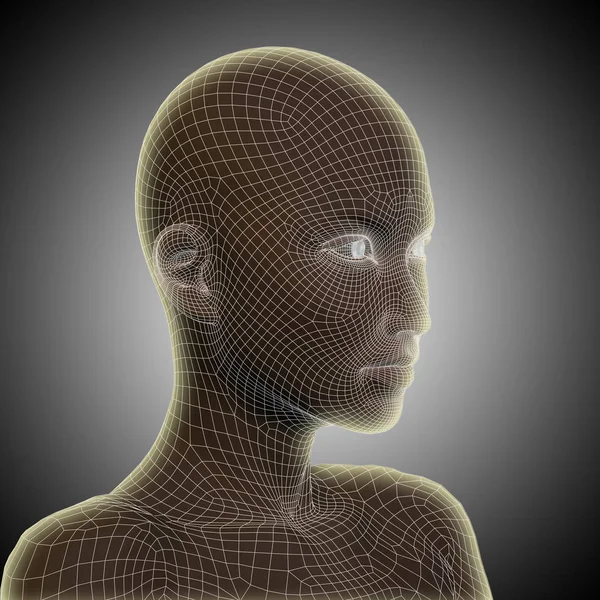 Tel kafes genç insan erkek yüzü 