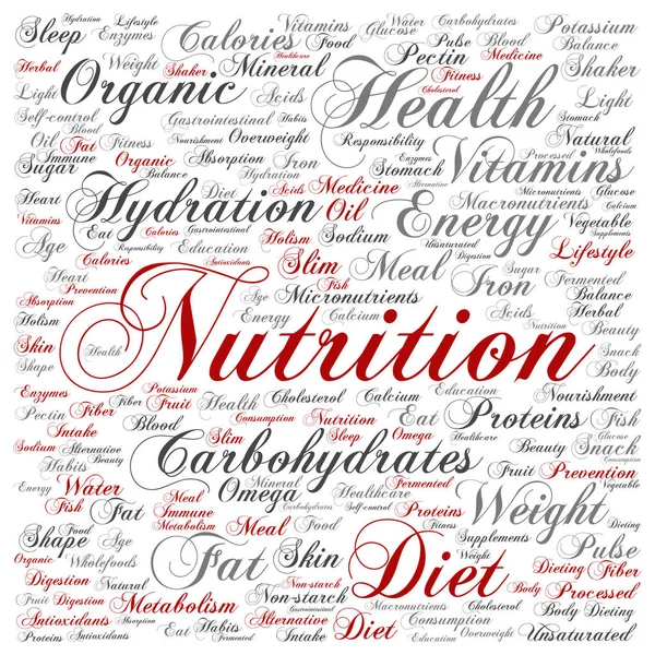 Nutrition health or diet concept — Stock Photo, Image