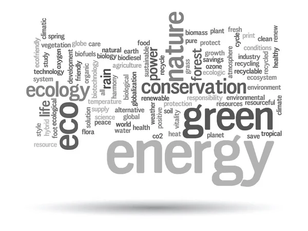 Konceptuella abstrakt grön ekologi — Stockfoto