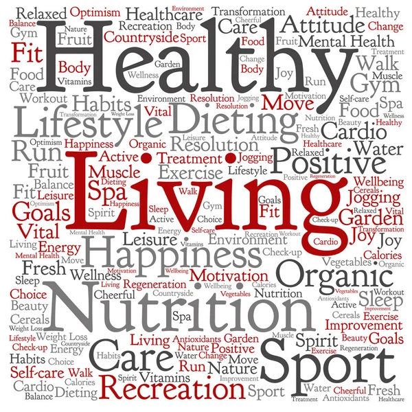 Vida saudável nutrição positiva — Fotografia de Stock