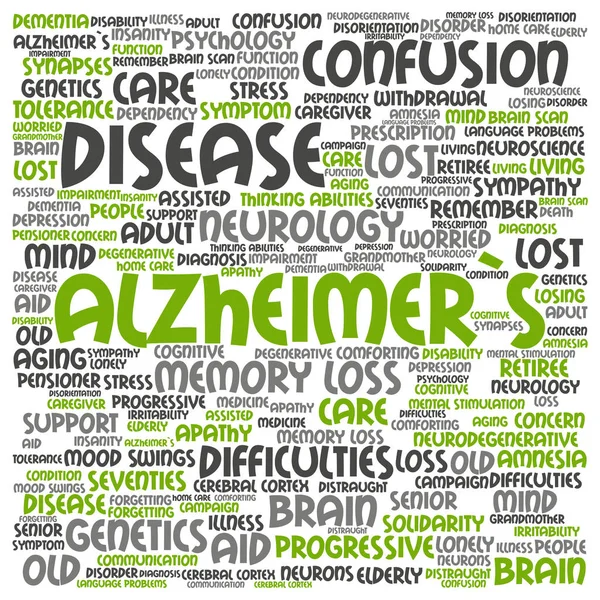 Concepto de enfermedad de Alzheimer —  Fotos de Stock