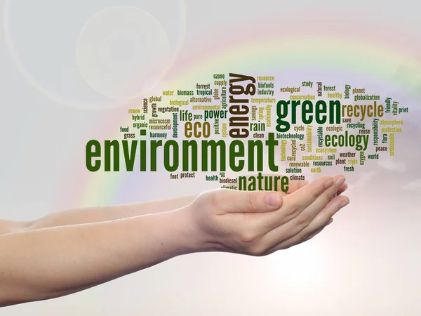Resumo ambiente verde e ecologia — Fotografia de Stock