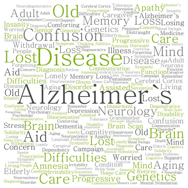 Alzheimerova choroba koncept — Stock fotografie