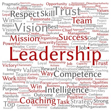 liderlik kelime bulutu