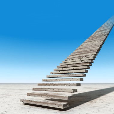 Çölde Cennete Merdiven basamakları 