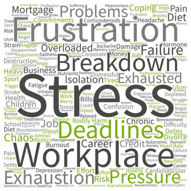 zihinsel stres, iş yeri kavramı