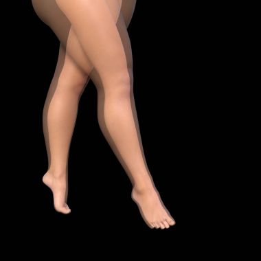 3D çizim şişman kilolu vs ince