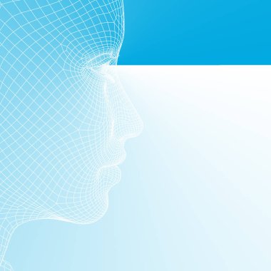 Tel kafes genç insan erkek yüzü 