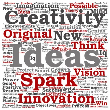 yaratıcı yeni fikirler veya beyin fırtınası 