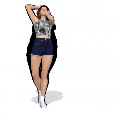 obez kadın vs slim fit sağlıklı vücut 