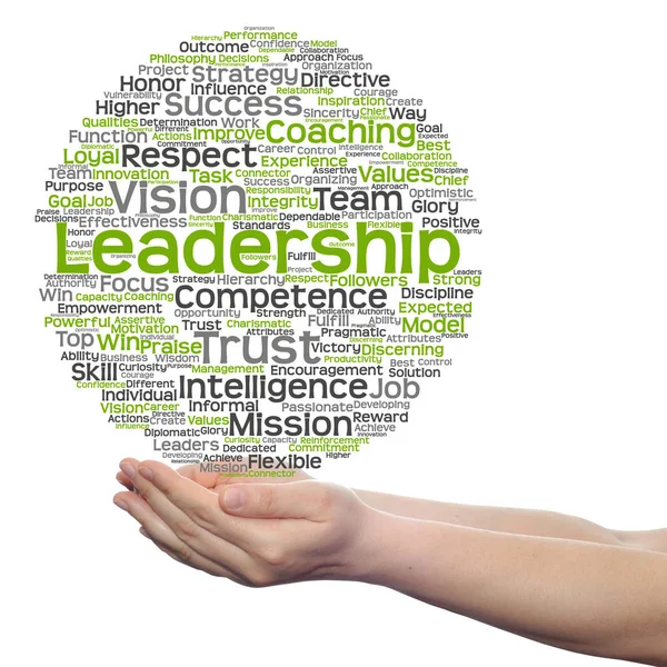 Leadership word cloud — Stock Photo, Image