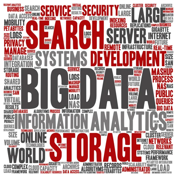 Big data sistemas de almacenamiento de gran tamaño —  Fotos de Stock