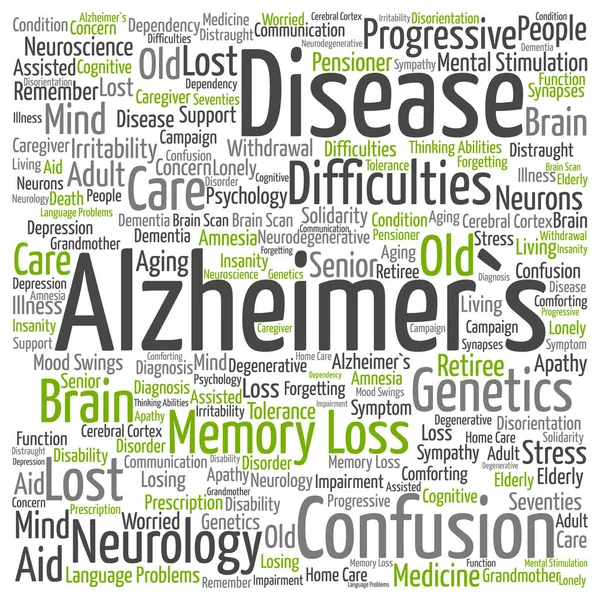 Alzheimer`s disease concept