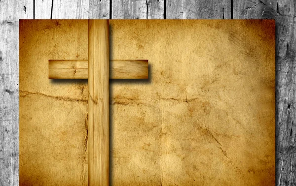 概念のキリスト教の十字 — ストック写真