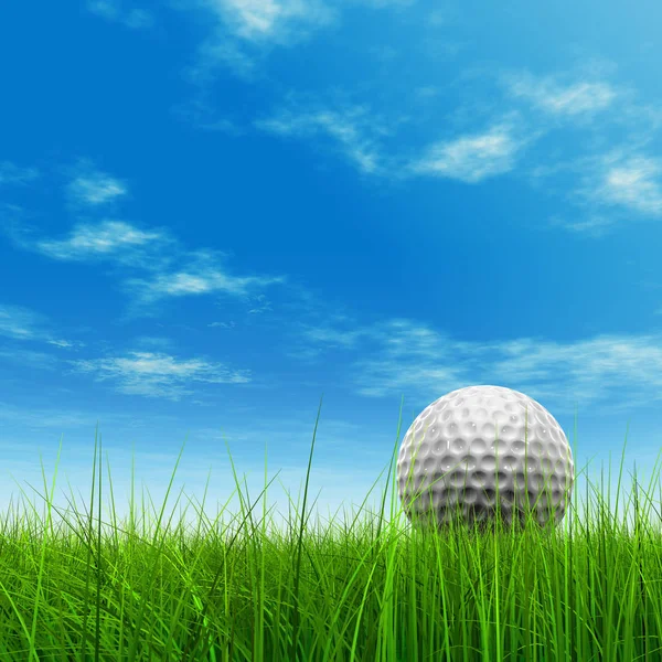 Pelota de golf en el horizonte — Foto de Stock