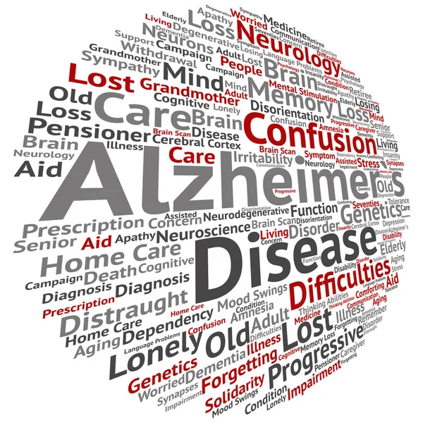 Concepto de enfermedad de Alzheimer — Foto de Stock