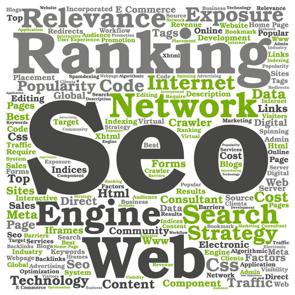 seo abstract word concept 