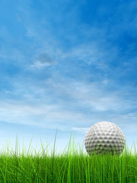 Pallina da golf all'orizzonte — Foto Stock