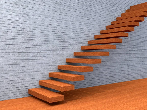 Escaliers conceptuels d'illustration 3D — Photo