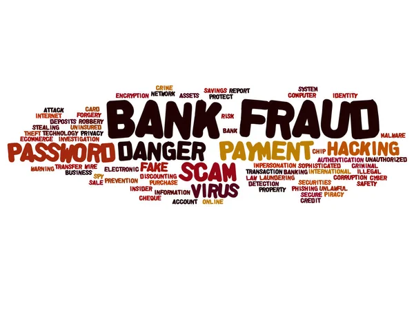 Betrug bei Banküberweisungen — Stockfoto