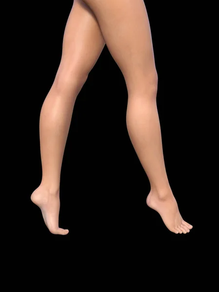Mooie vrouwelijke benen — Stockfoto
