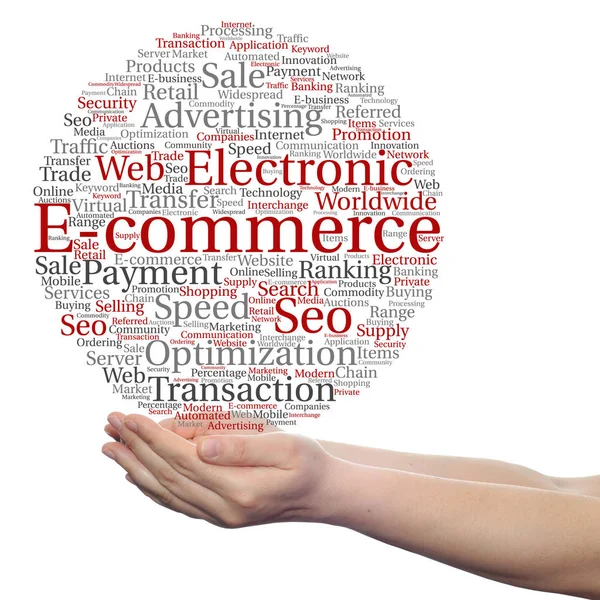 Concepto de ventas electrónicas de comercio electrónico — Foto de Stock